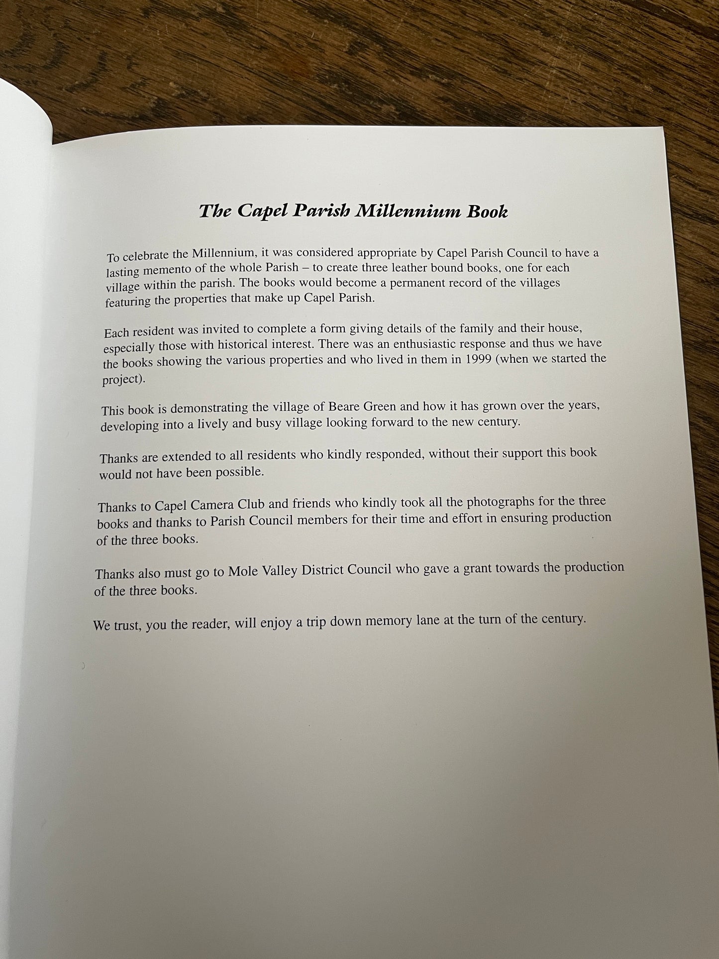 Beare Green Ward - The Parish of Capel