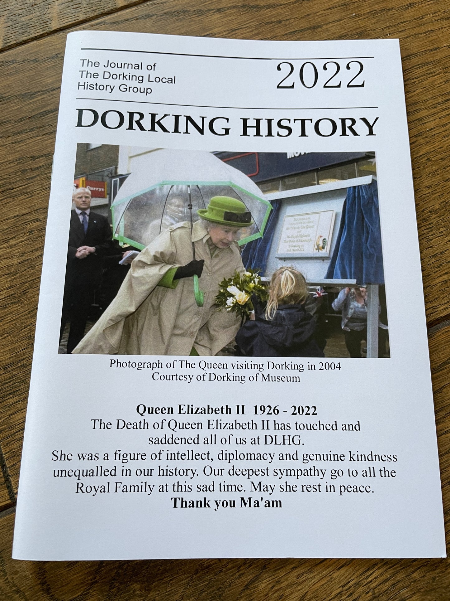 Dorking History 2022