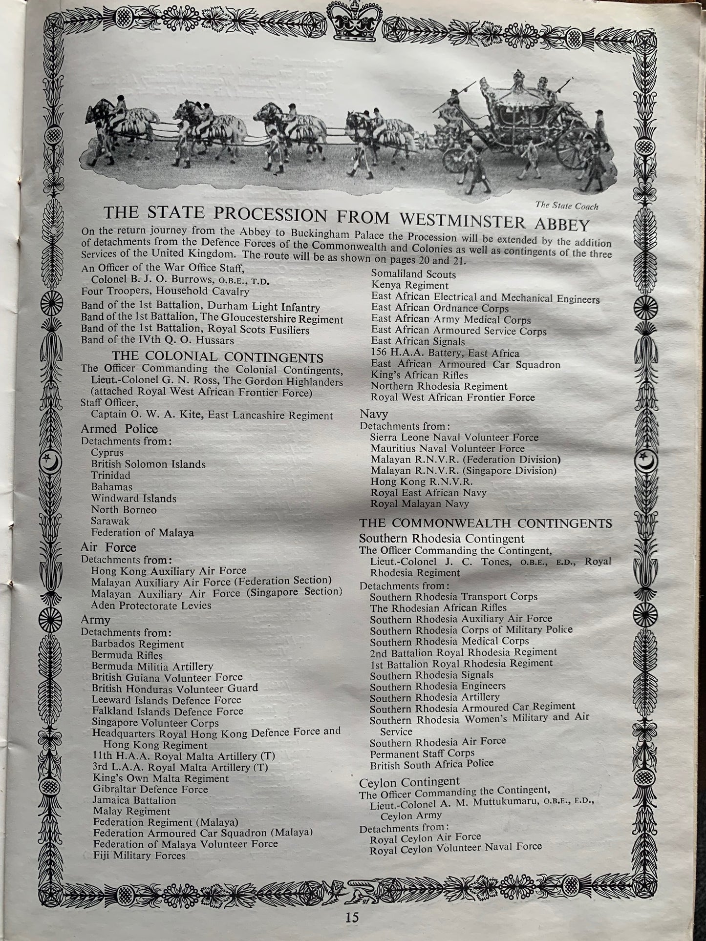 The Coronation of Her Majesty Queen Elizabeth II - approved souvenir programme