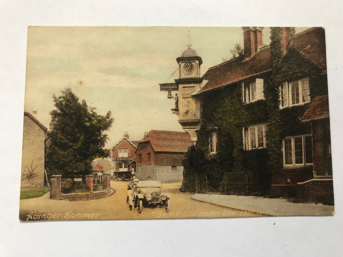 Abinger Hammer - Vintage Colourised Frith's Postcard