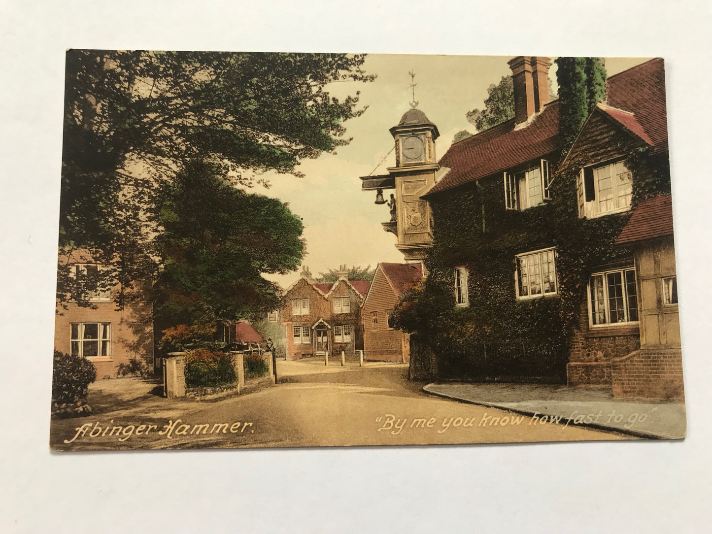 Abinger Hammer - Vintage Colourised Frith's Postcard