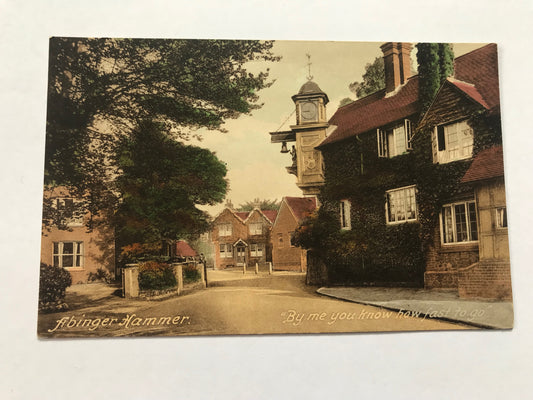 Abinger Hammer - Vintage Colourised Frith's Postcard