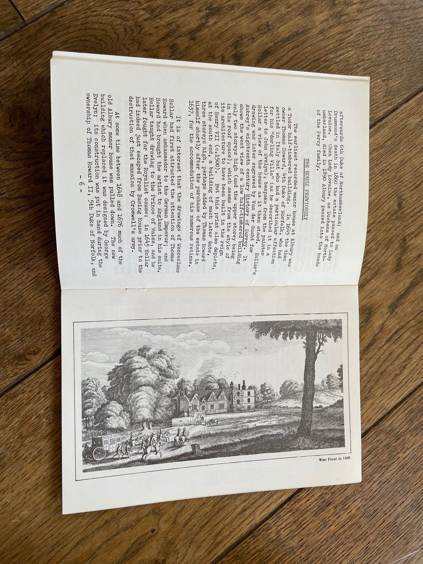 Albury Park, Guildford, Surrey and the Old Parish Church by Charles Walmsley
