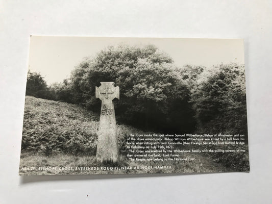 Abinger Roughs - Vintage Frith's Postcard of Bishop's Cross