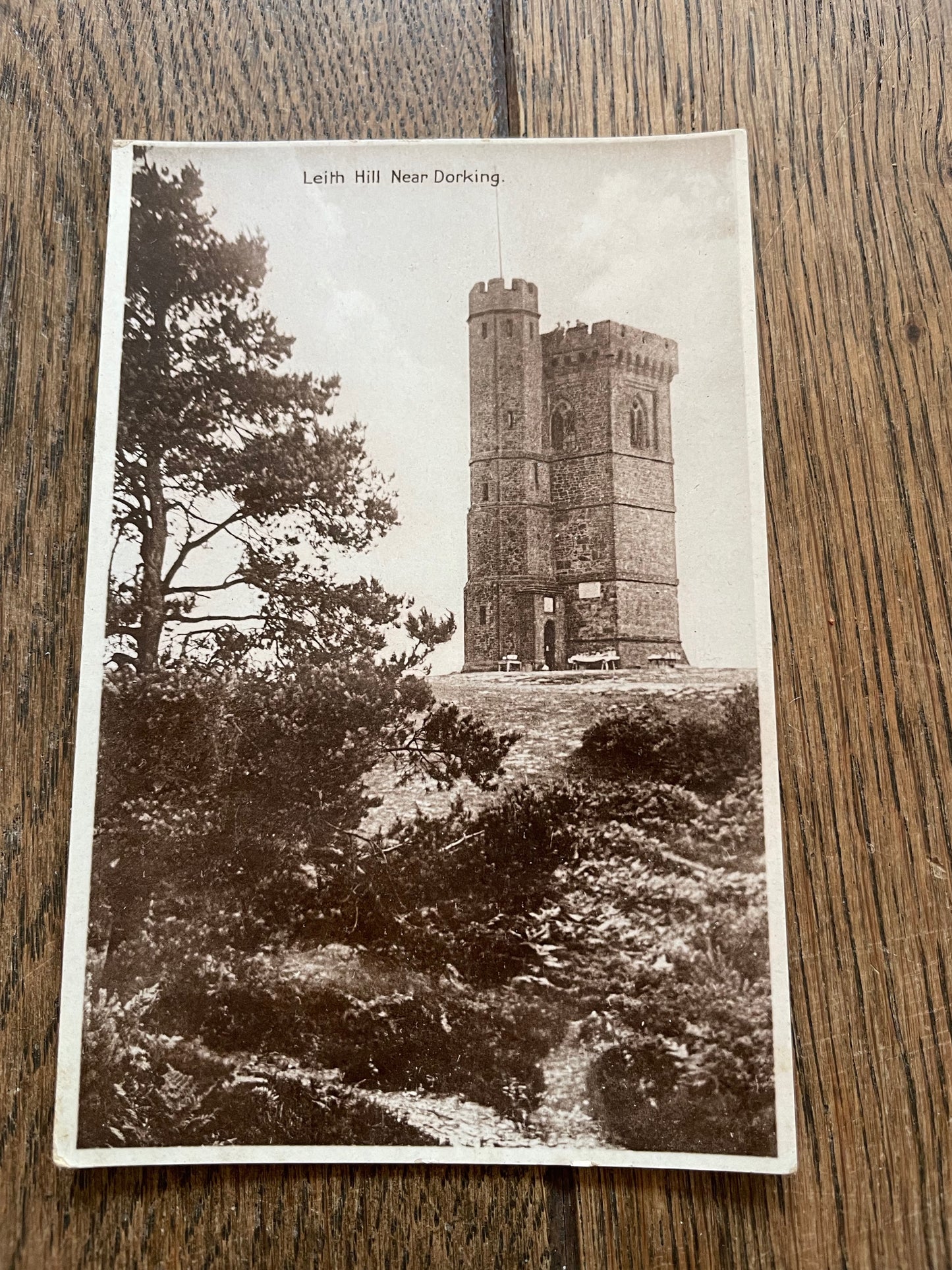 Leith Hill - Vintage Postcard of Leith Hill Tower