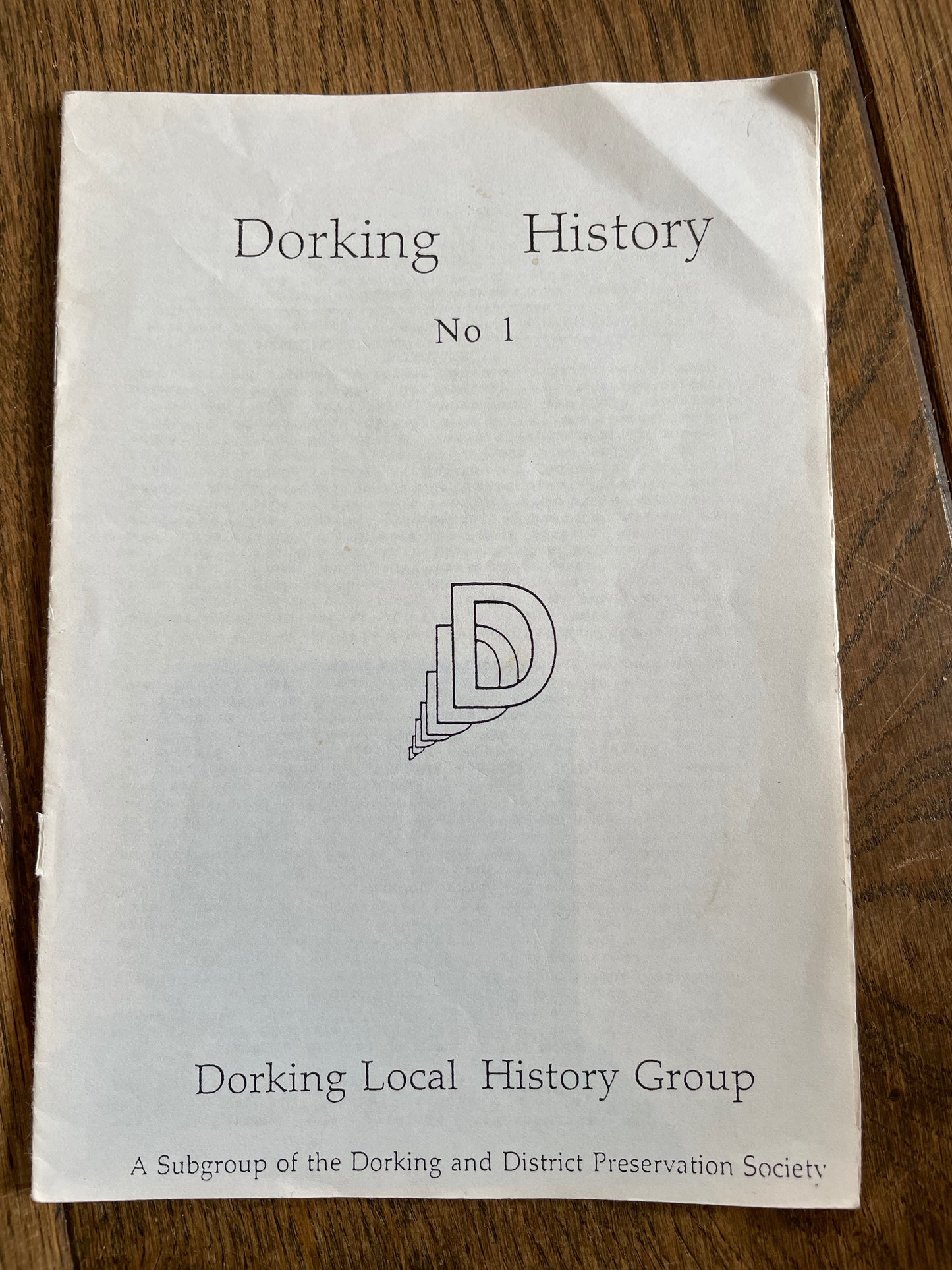 Dorking History - No. 1 - Spring 1989