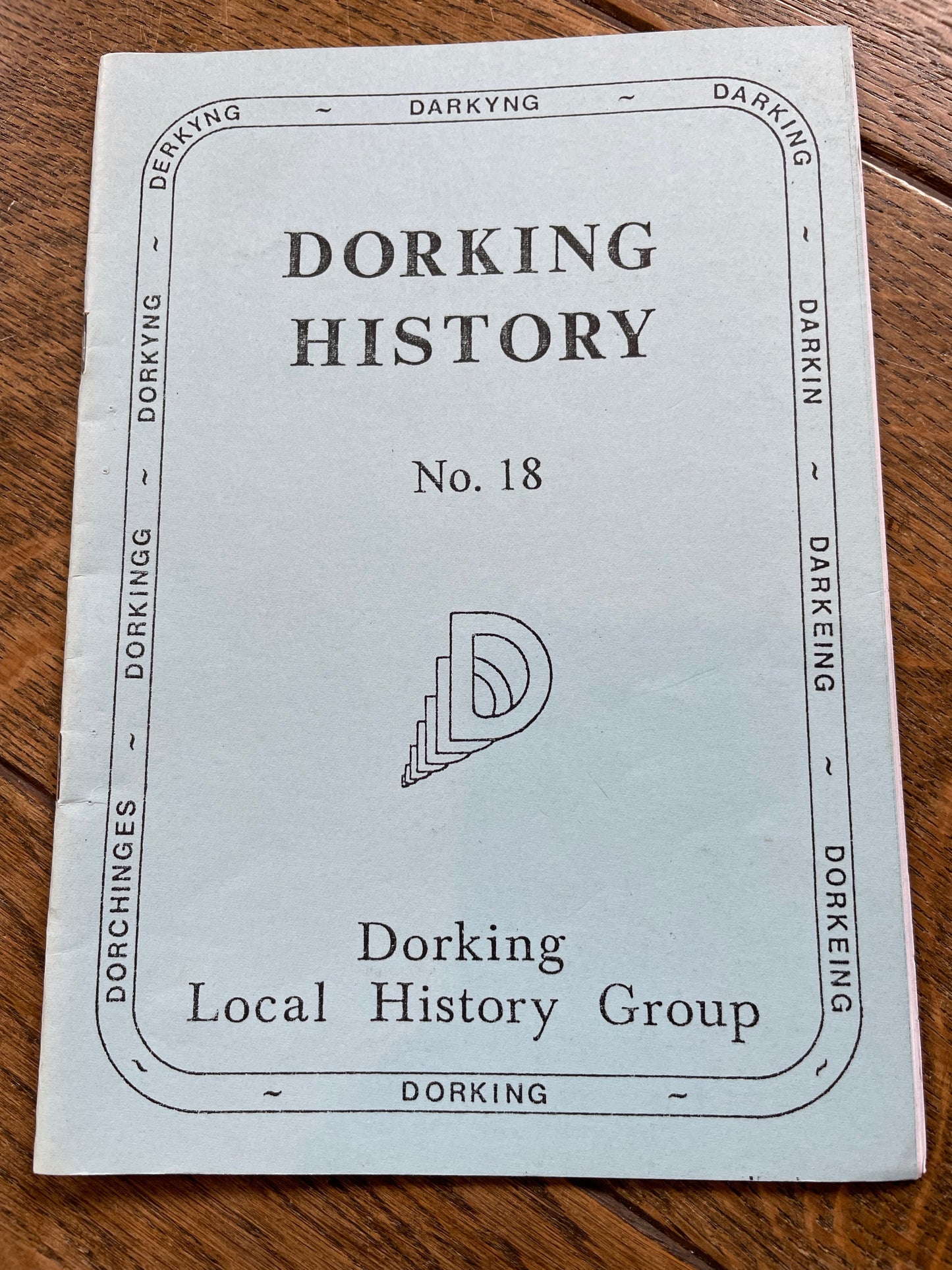 Dorking History - No. 18 - Autumn 1997