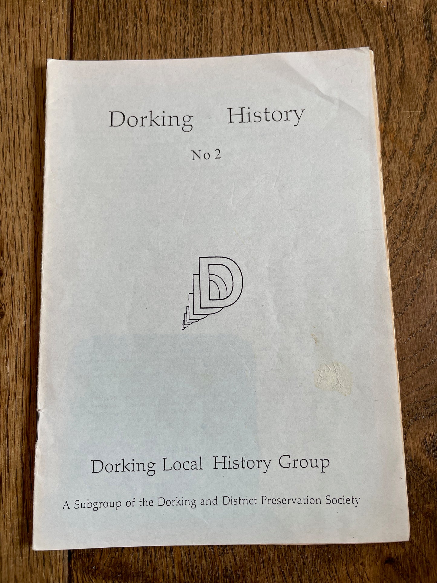 Dorking History - No. 2 - Autumn 1989