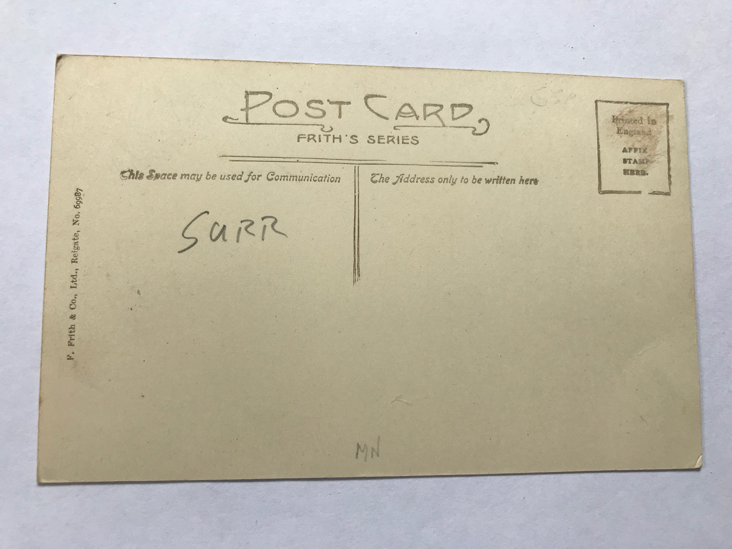 Friday Street - Vintage Frith's Colourised Postcard