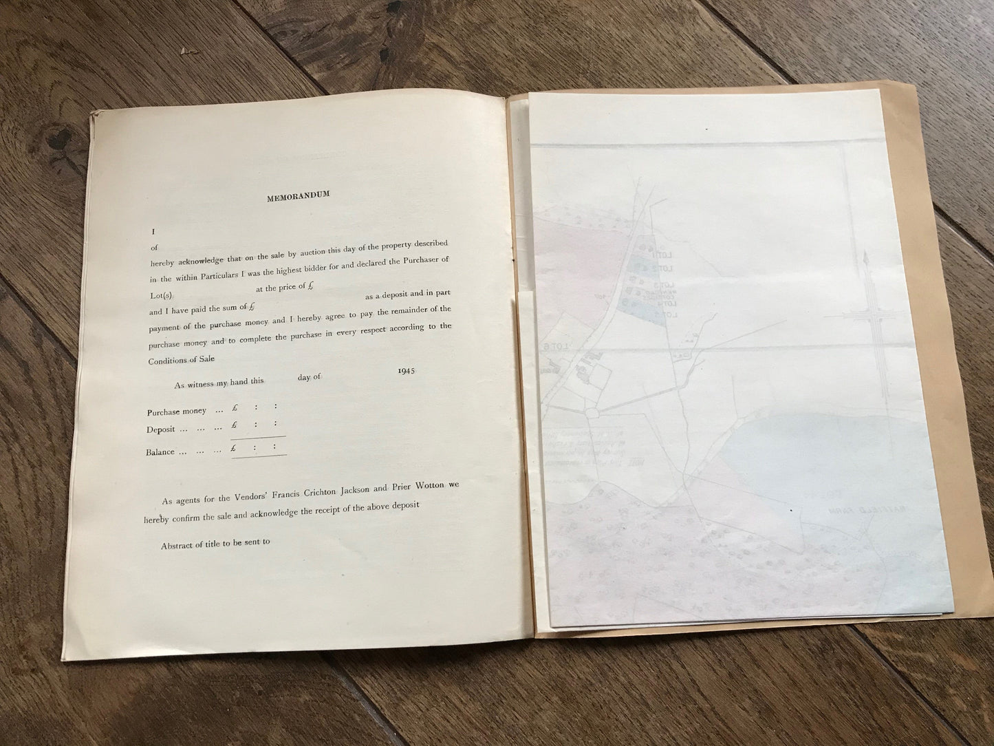 Various Properties - Newdigate 1945 Sales Particulars