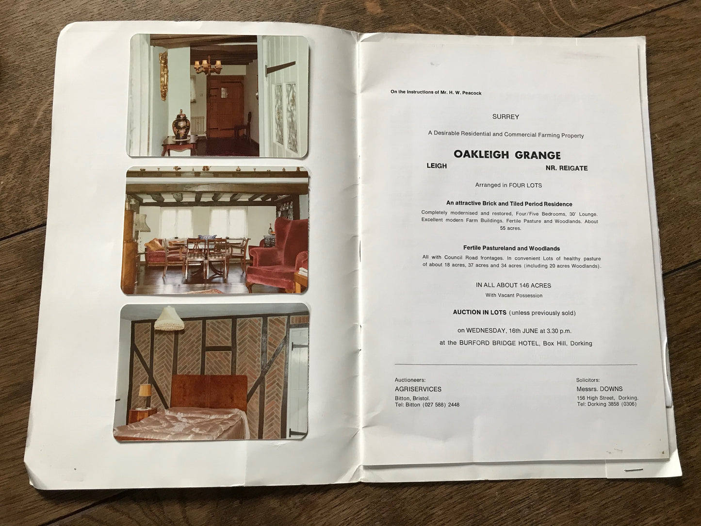 Oakleigh Grange, Leigh - 1976 Sales Particulars