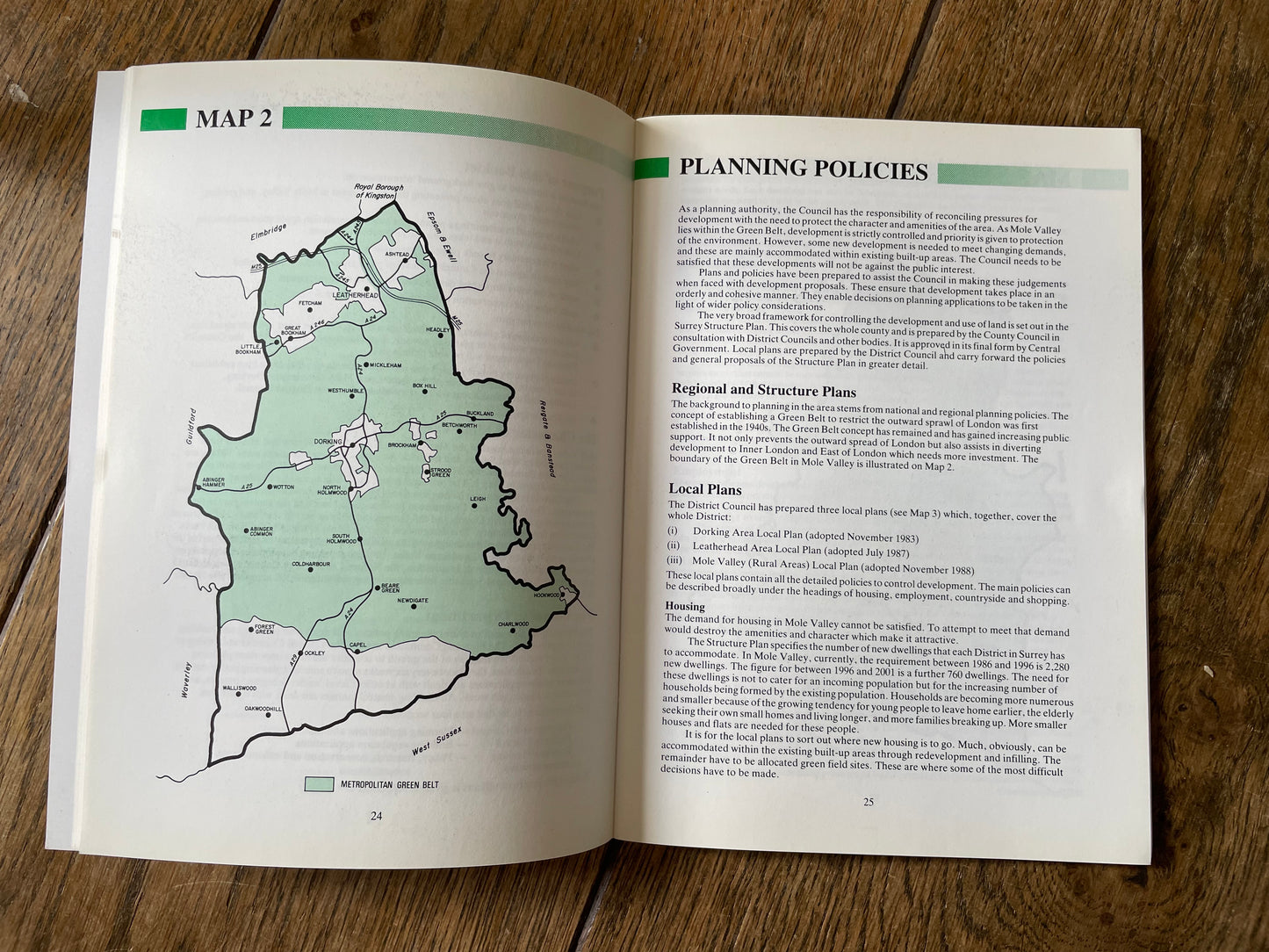 Planning in Mole Valley Booklet