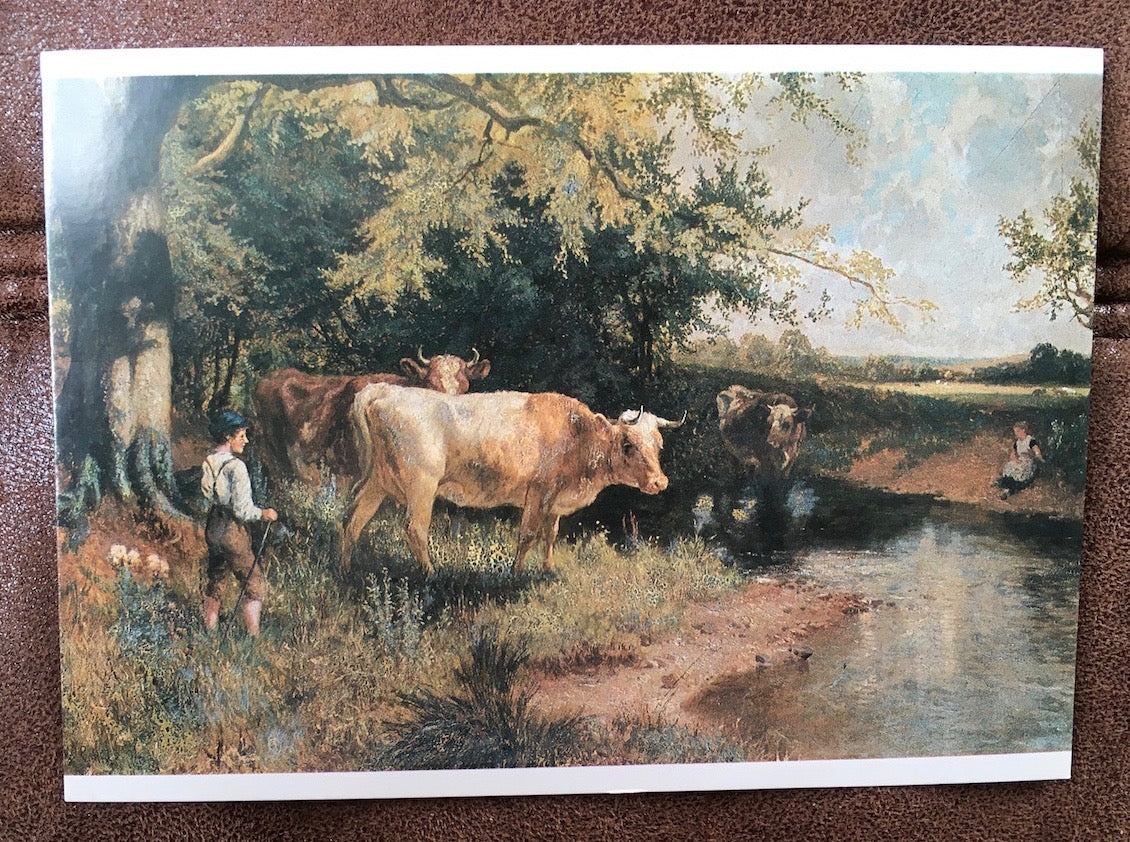 Charles Collins - Postcard of The River Mole (1851-1921)