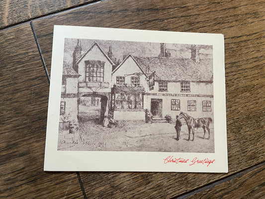 Christmas Card of The White Horse Hotel