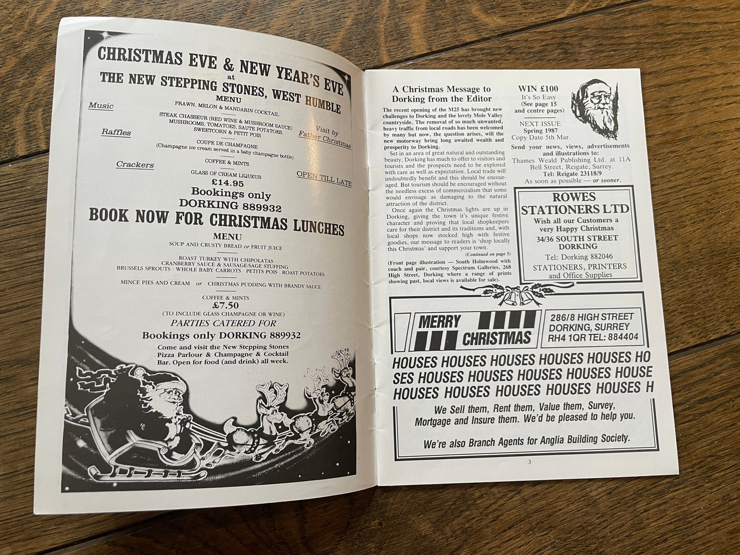 Dorking Life & Times - Issue No.  5. Christmas 1986
