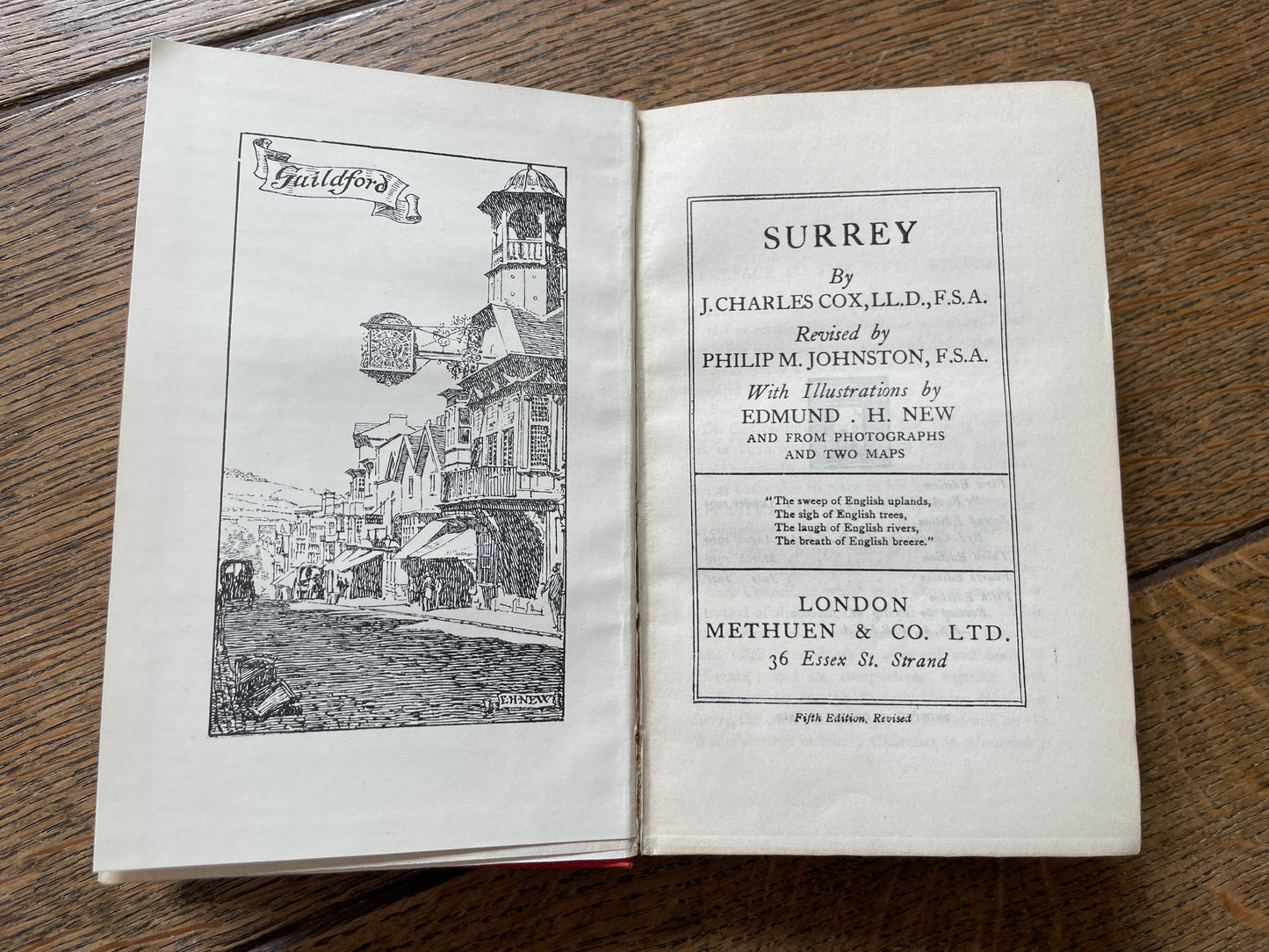 Surrey by J. Charles Cox (Little Guides)