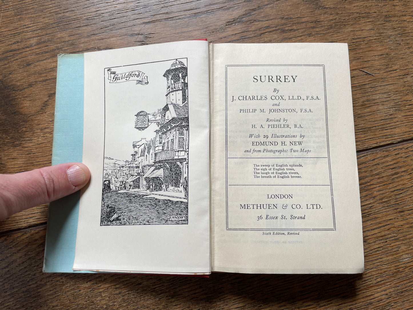 Surrey by J. Charles Cox  (Little Guides - 6th Ed)