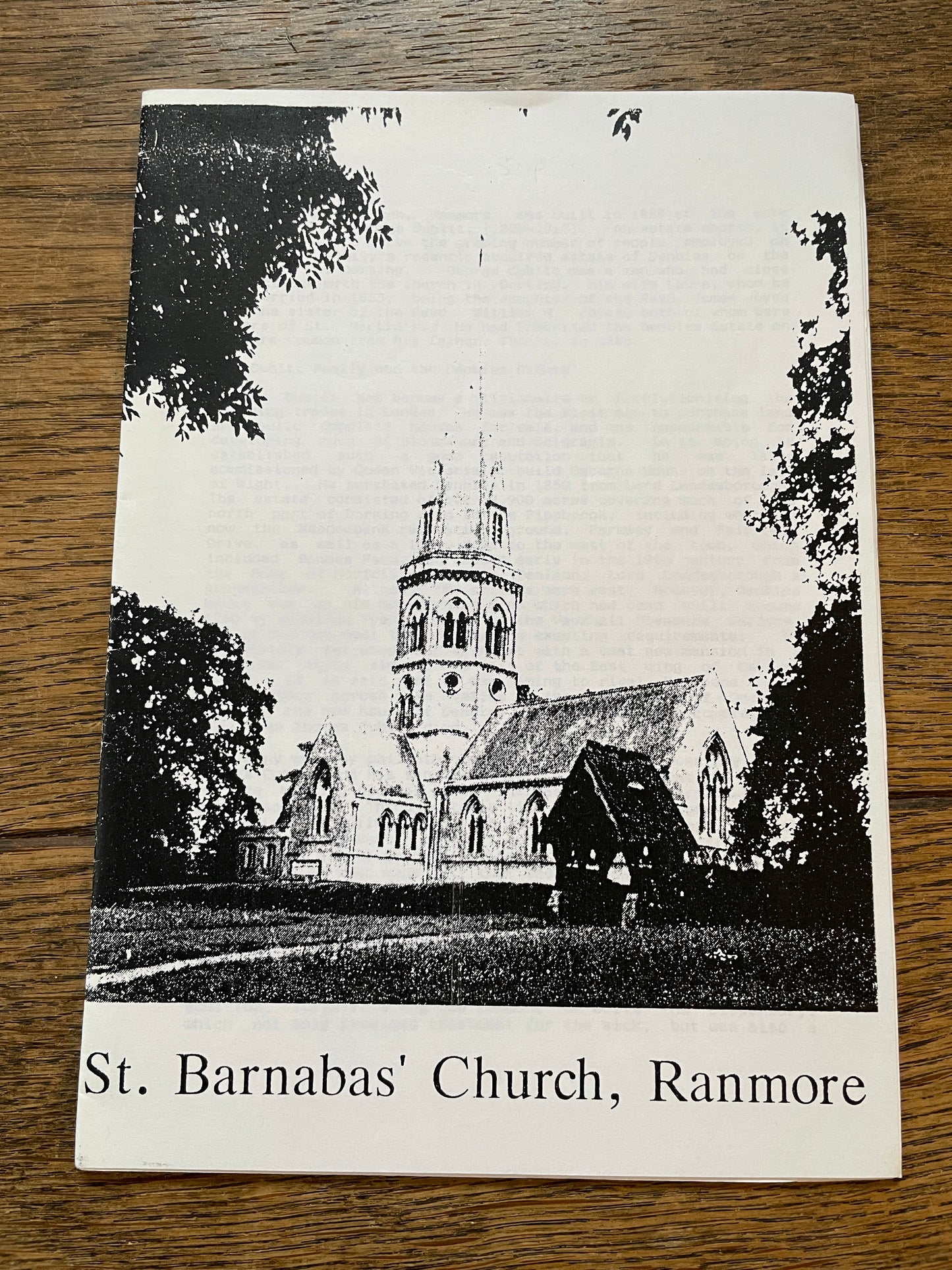 St. Barnabas' Church, Ranmore Leaflet