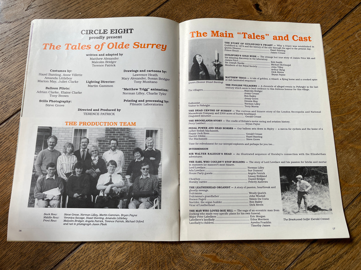 The Tales of Olde Surrey - Souvenir Programme