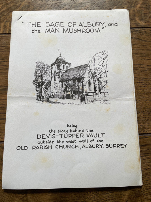 The Sage of Albury and the Man Mushroom Booklet