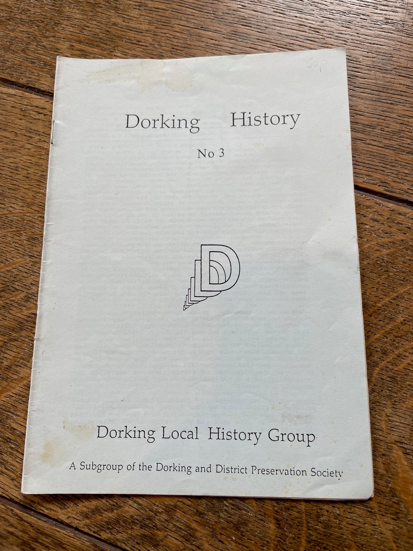 Dorking History - No. 3 - Spring 1990
