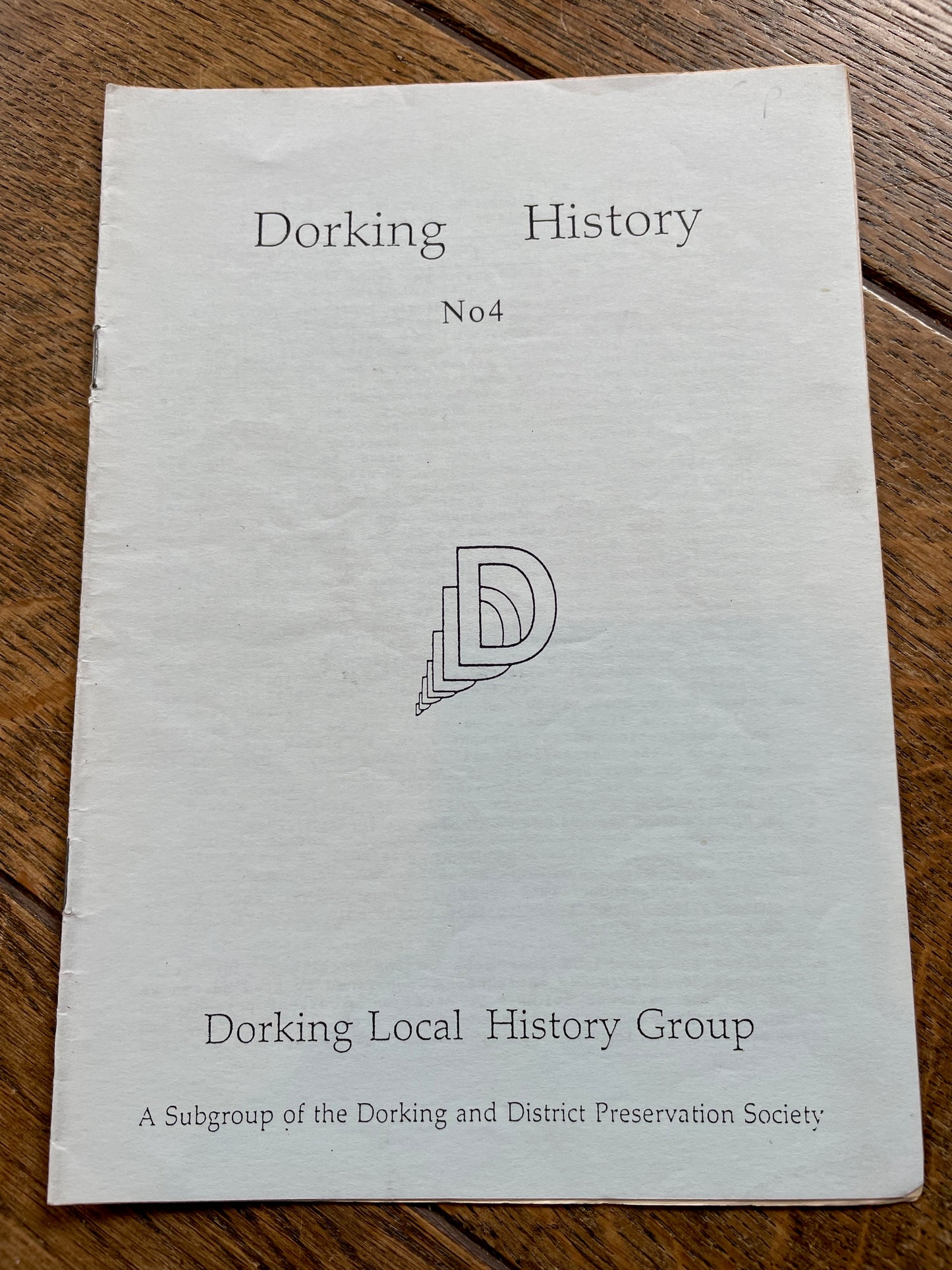Dorking History - No. 4 - Autumn 1990