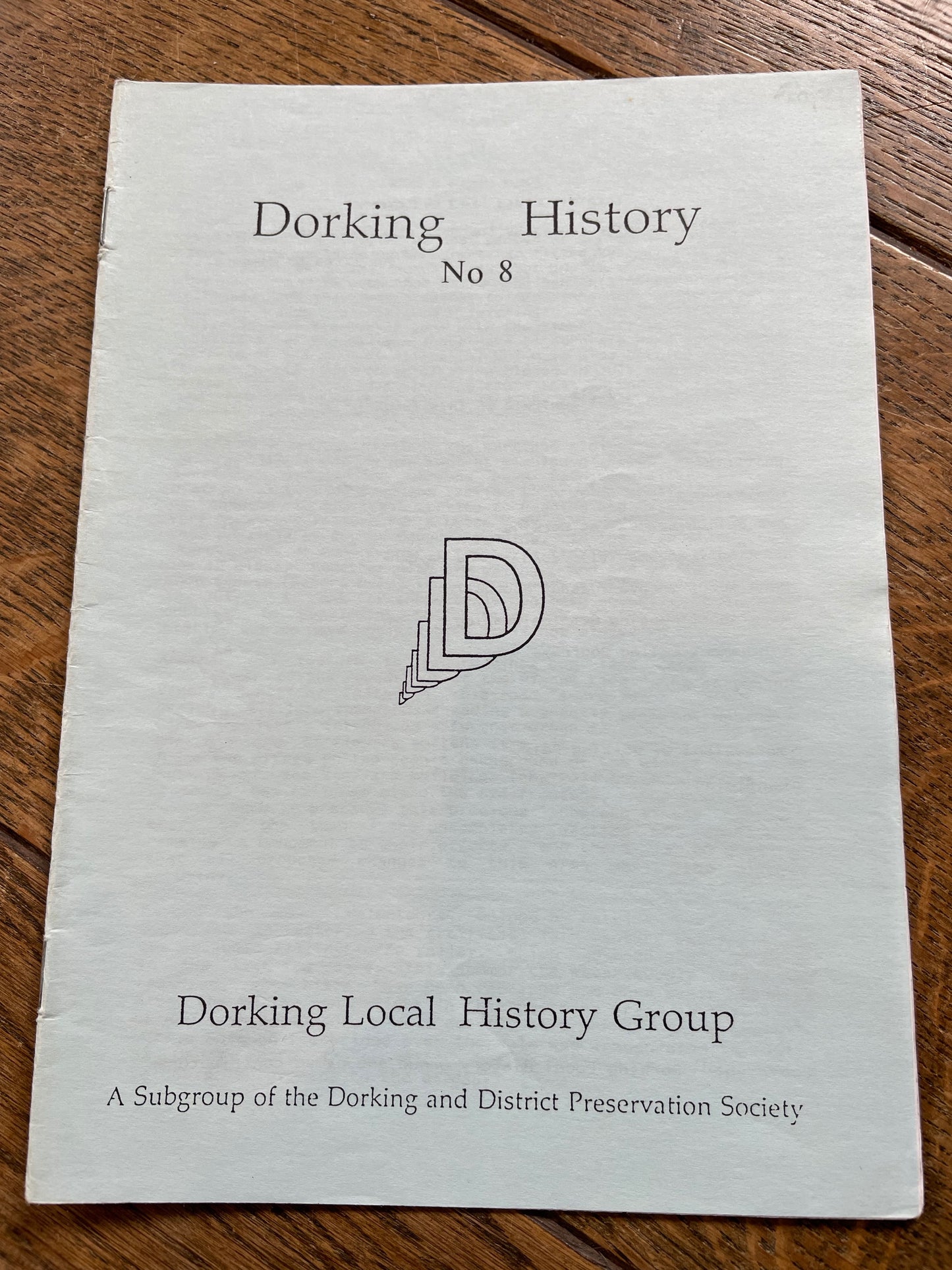 Dorking History - No. 8 - Autumn 1992