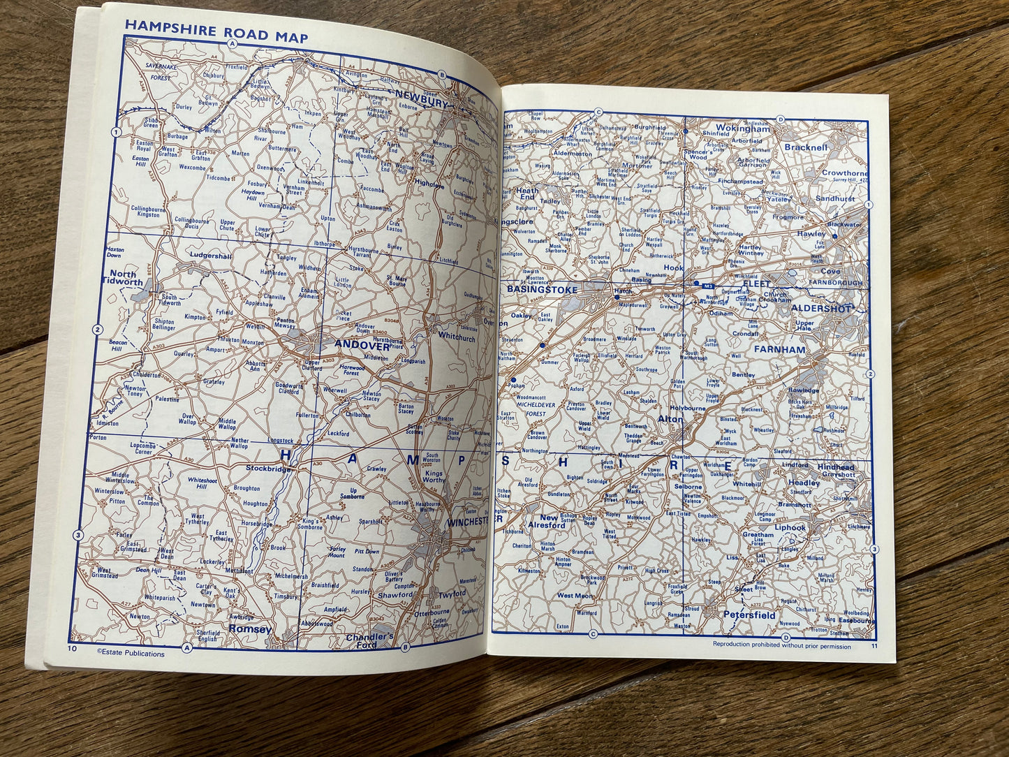 Estate Publications Red Book Map of Hampshire 4th Edition