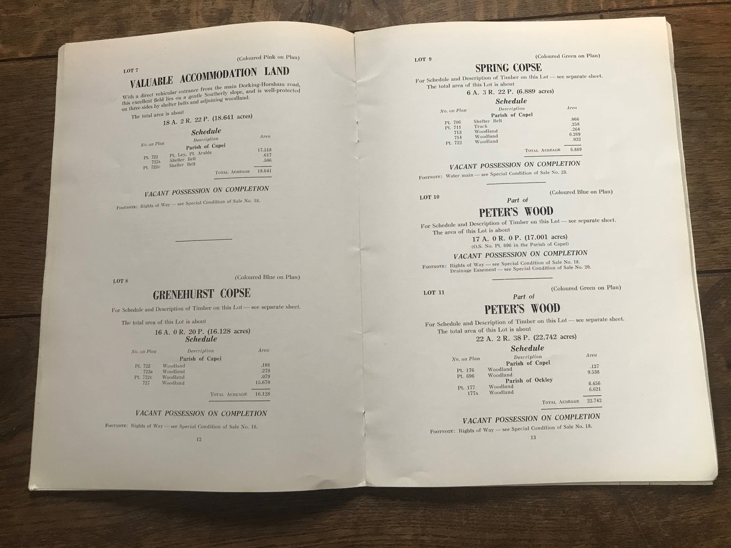 Grenehurst Park, Capel, Surrey 1964 Sales Particulars