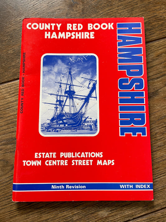 Estate Publications Red Book Map of Hampshire