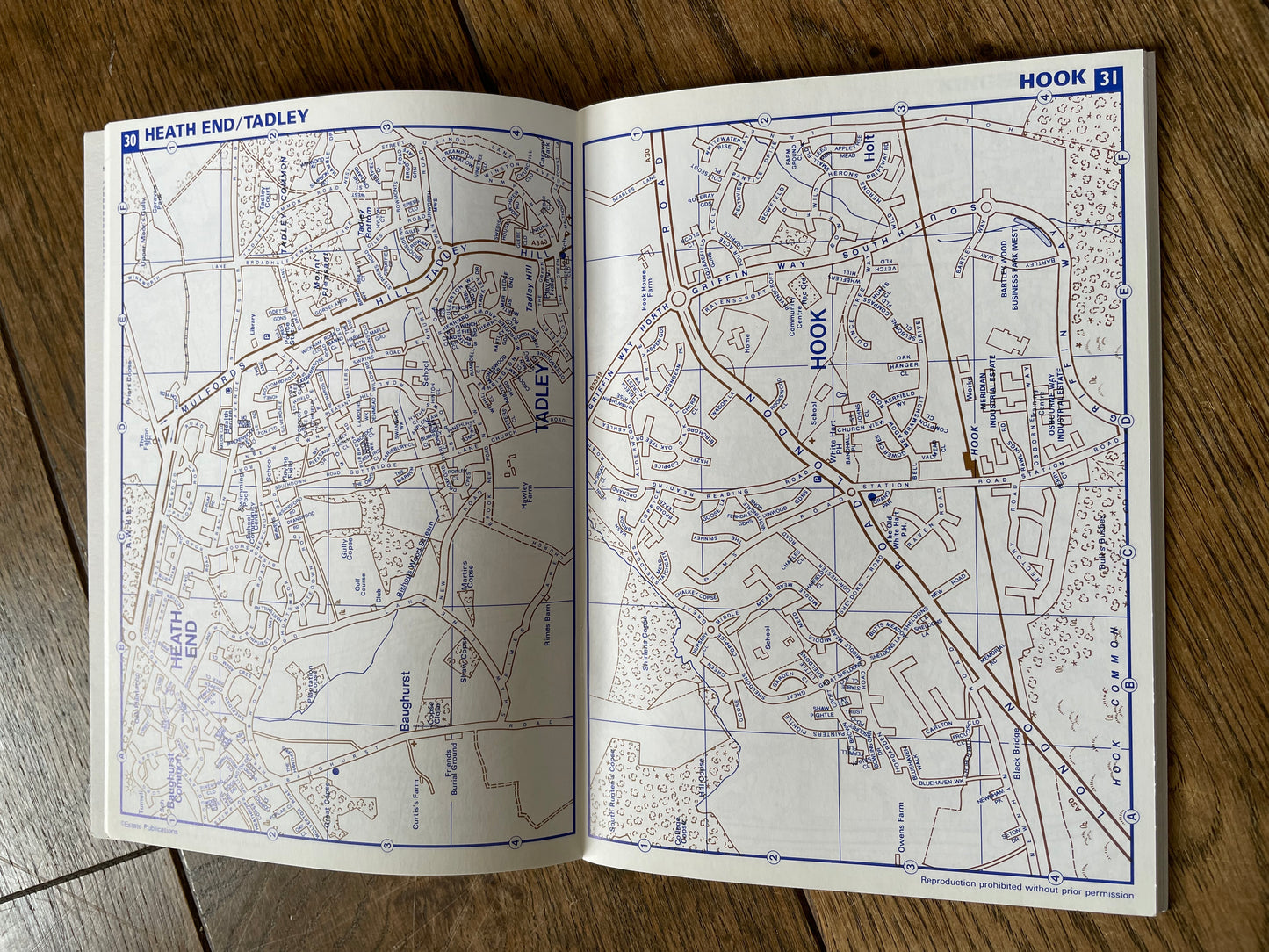 Estate Publications Red Book Map of Hampshire