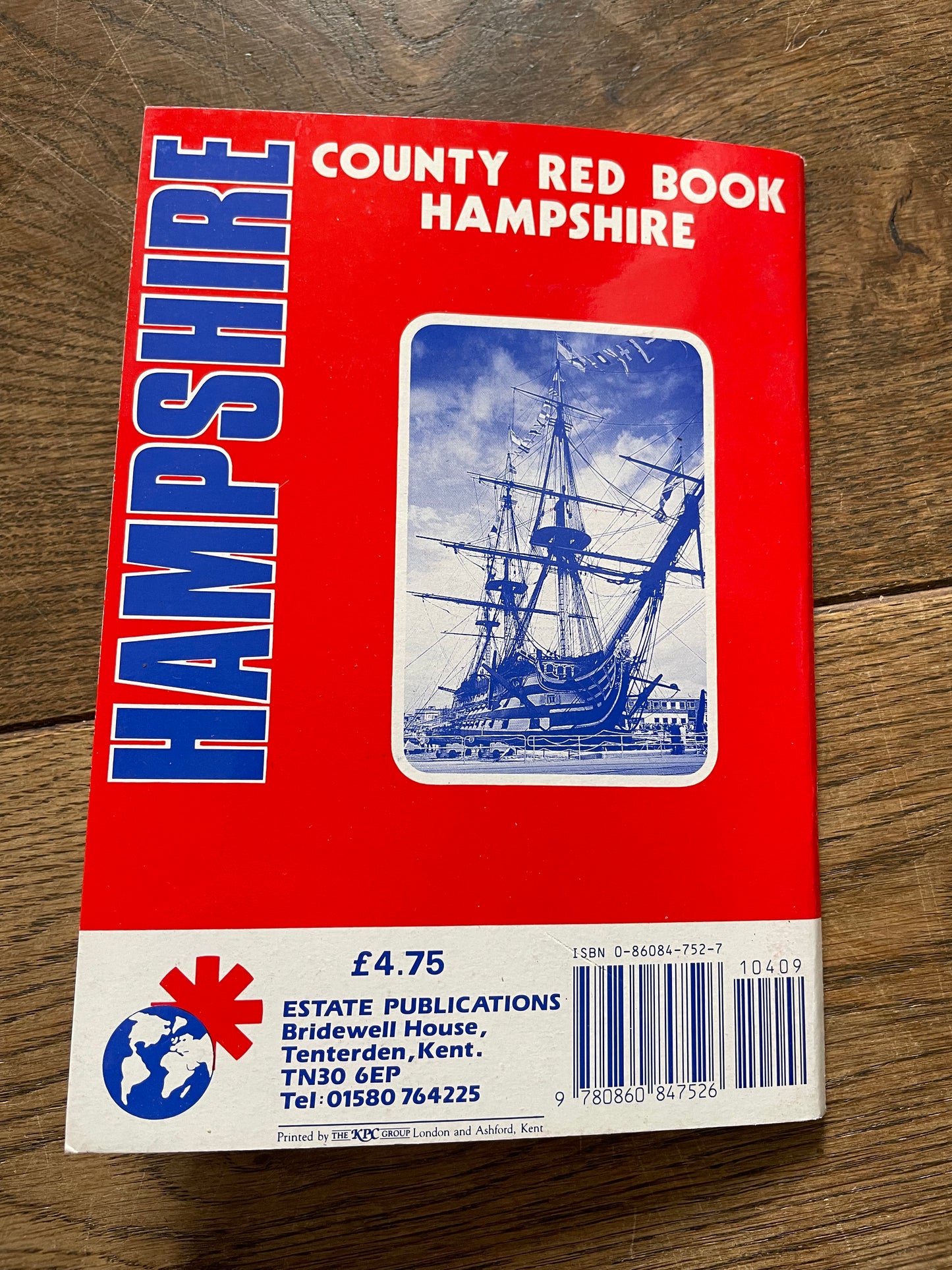 Estate Publications Red Book Map of Hampshire