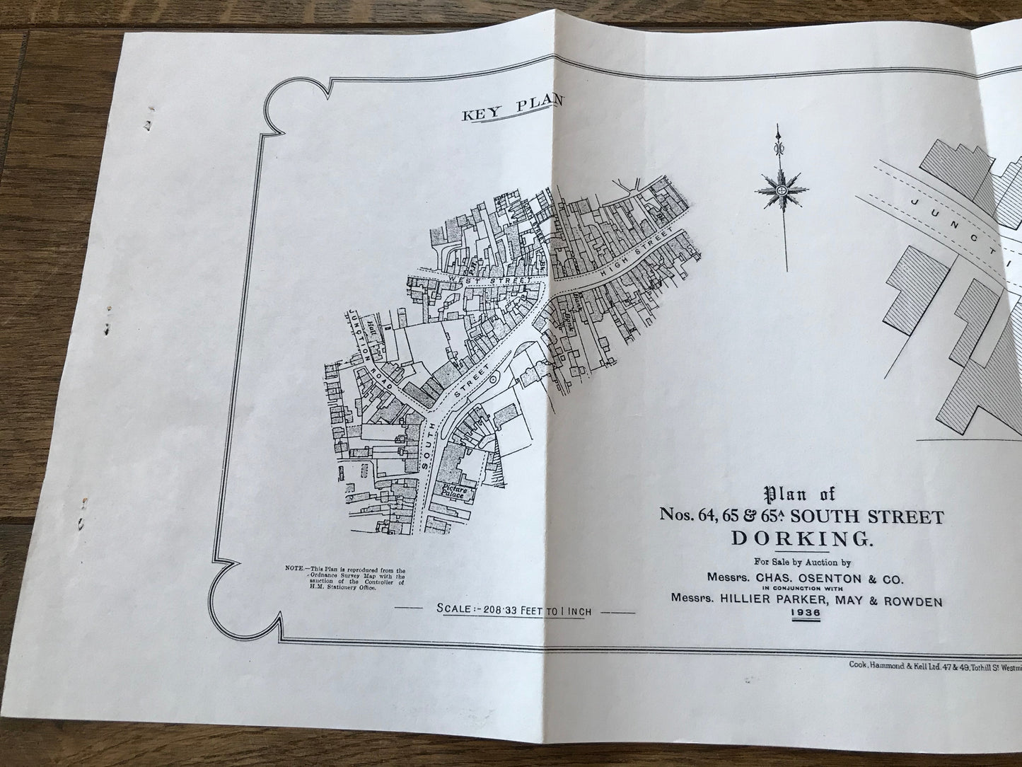 Plan of 64, 65 & 65a South Street Dorking (facsimile)