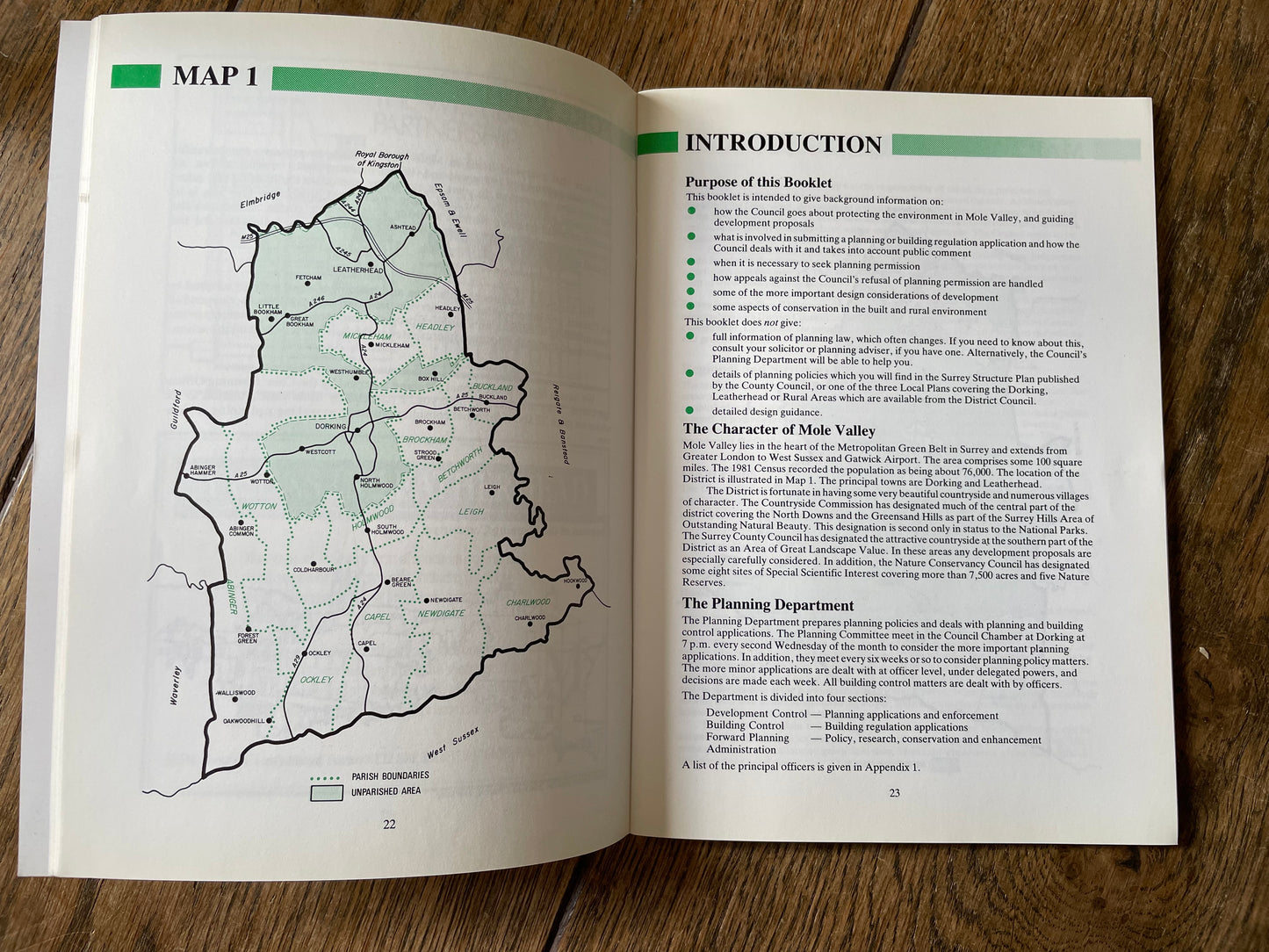 Planning in Mole Valley Booklet