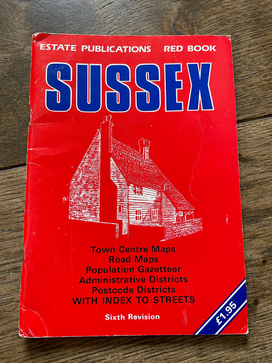 Estate Publications Red Book Map of Sussex