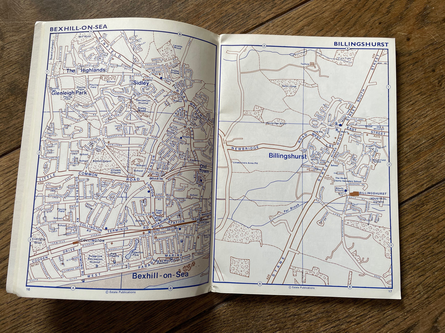 Estate Publications Red Book Map of Sussex