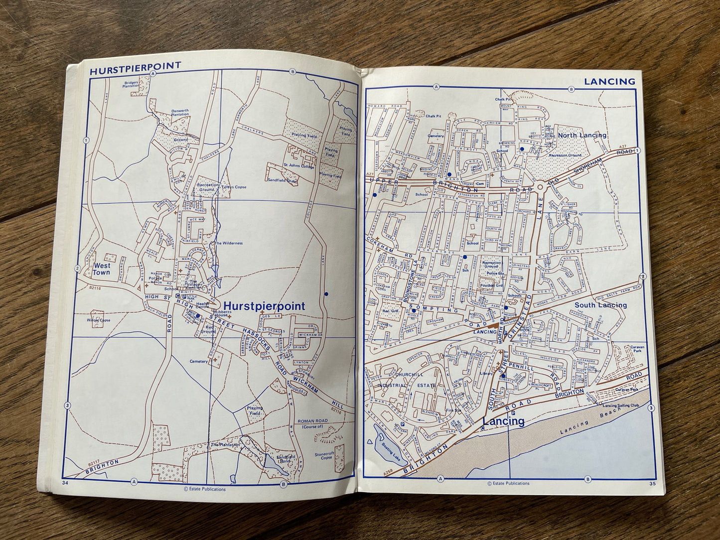 Estate Publications Red Book Map of Sussex