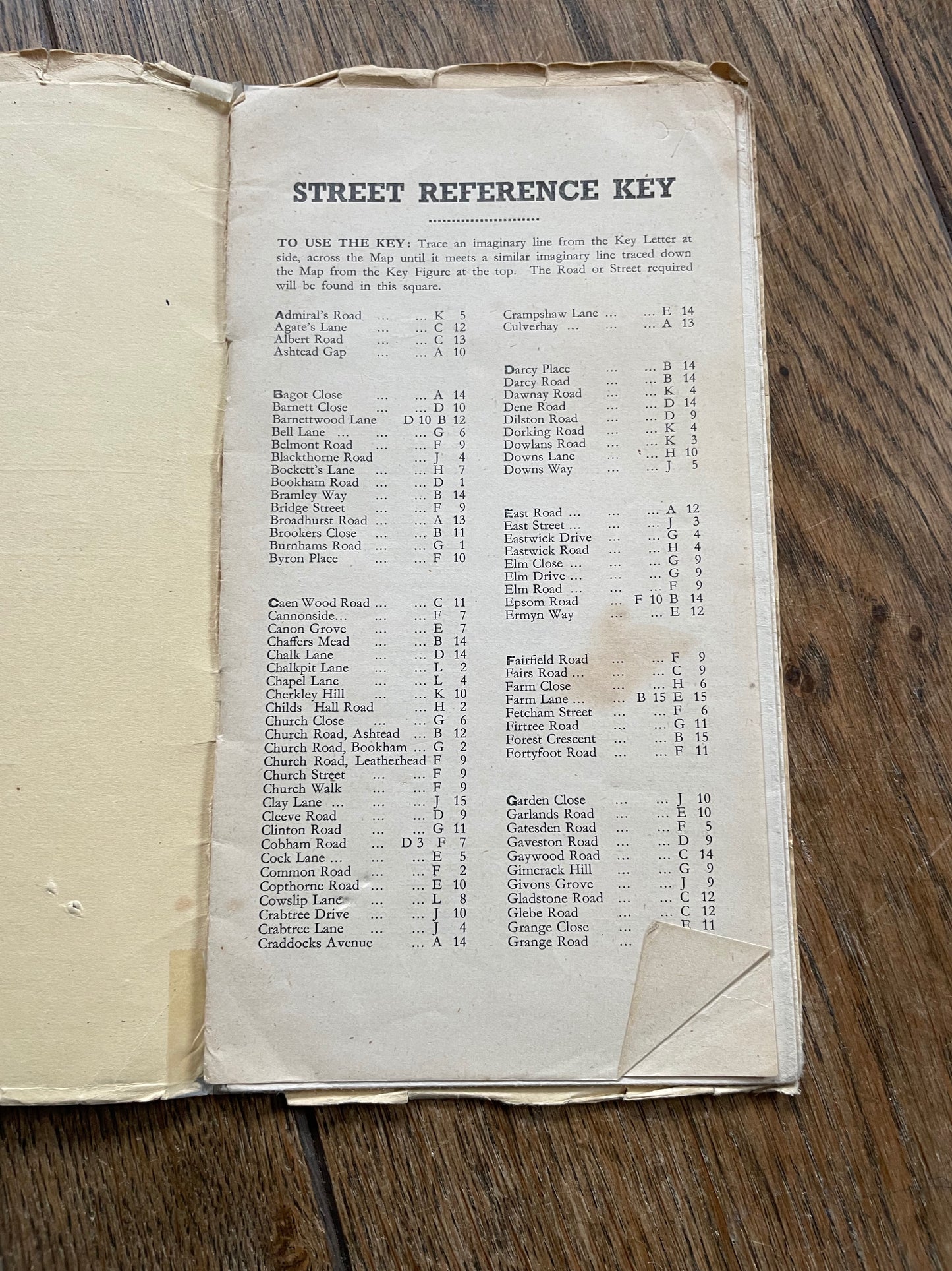 Sussex & Surrey Indexed Town Plans : No. 12 Leatherhead